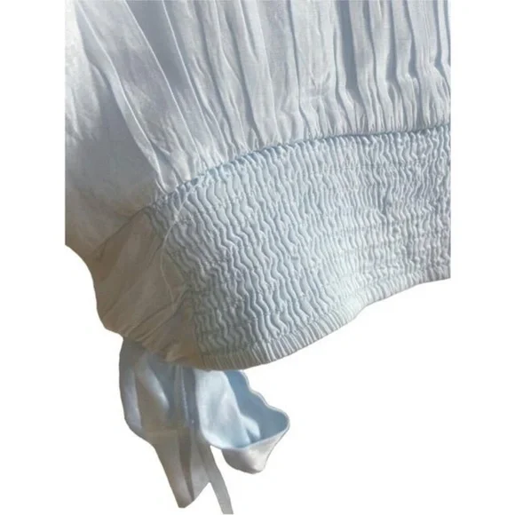 Free People Sahara Crop Top Blue Floral - Picture 8 of 8